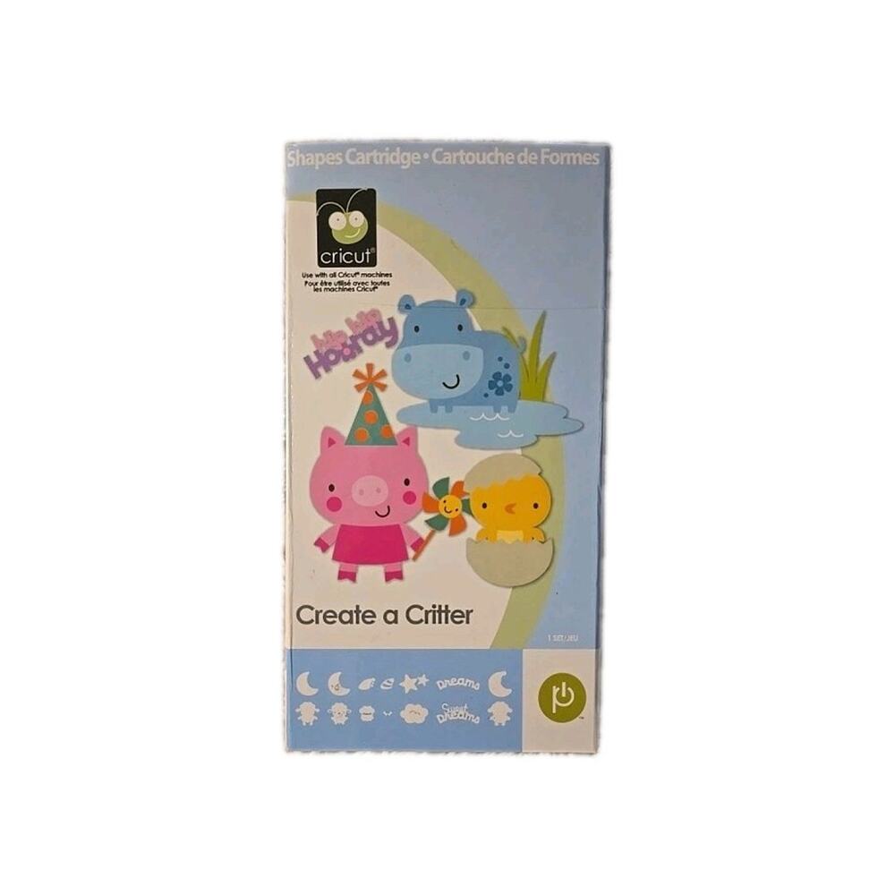 Cricut Create a Critter Cricut Cartridge 50 animals w/Layers